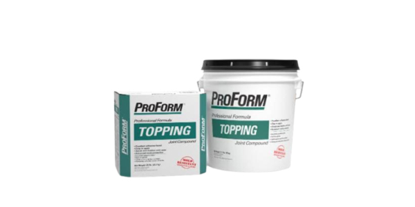 Στόκος αρμολόγησης για τελική στρώση ProForm Topping, συσκευασία κουβά και κιβώτιο