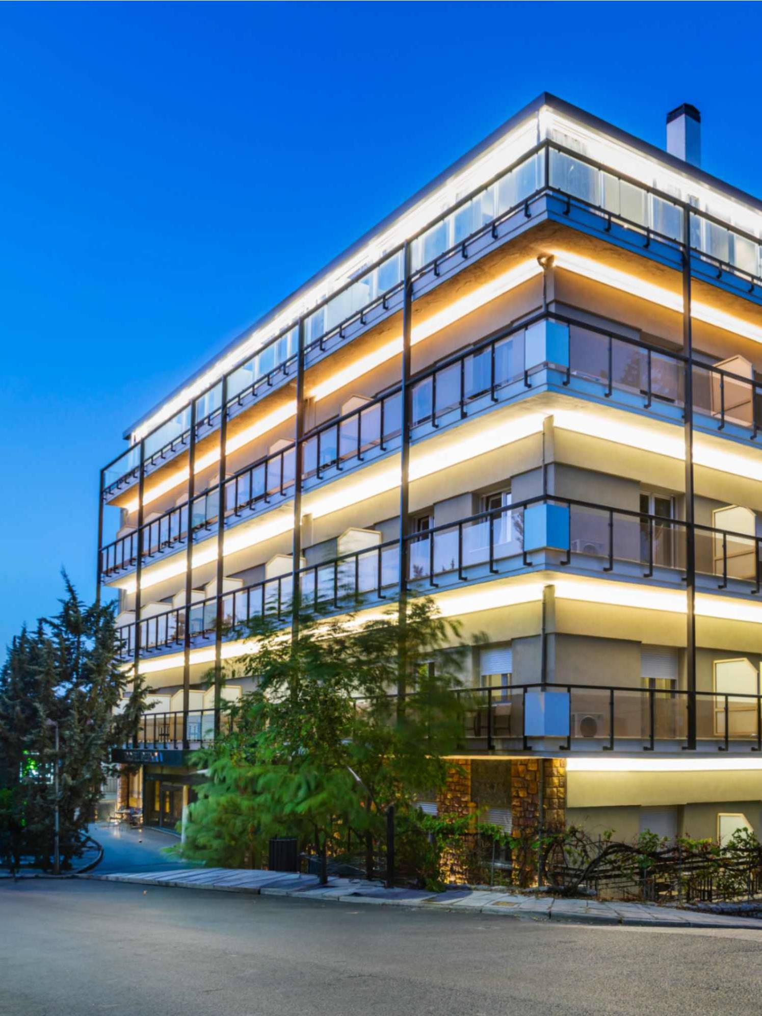 Hotel Pefka – Ένα έργο θερμοπρόσοψης με Πετροβάμβακα Knauf 